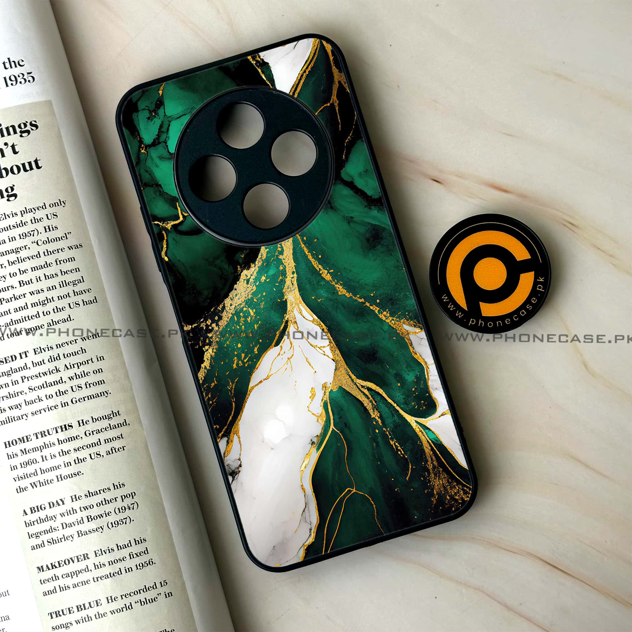 Oppo F27 Pro - Liquid Marble Series - Premium Metal Printed soft Bumper Shock Proof Case