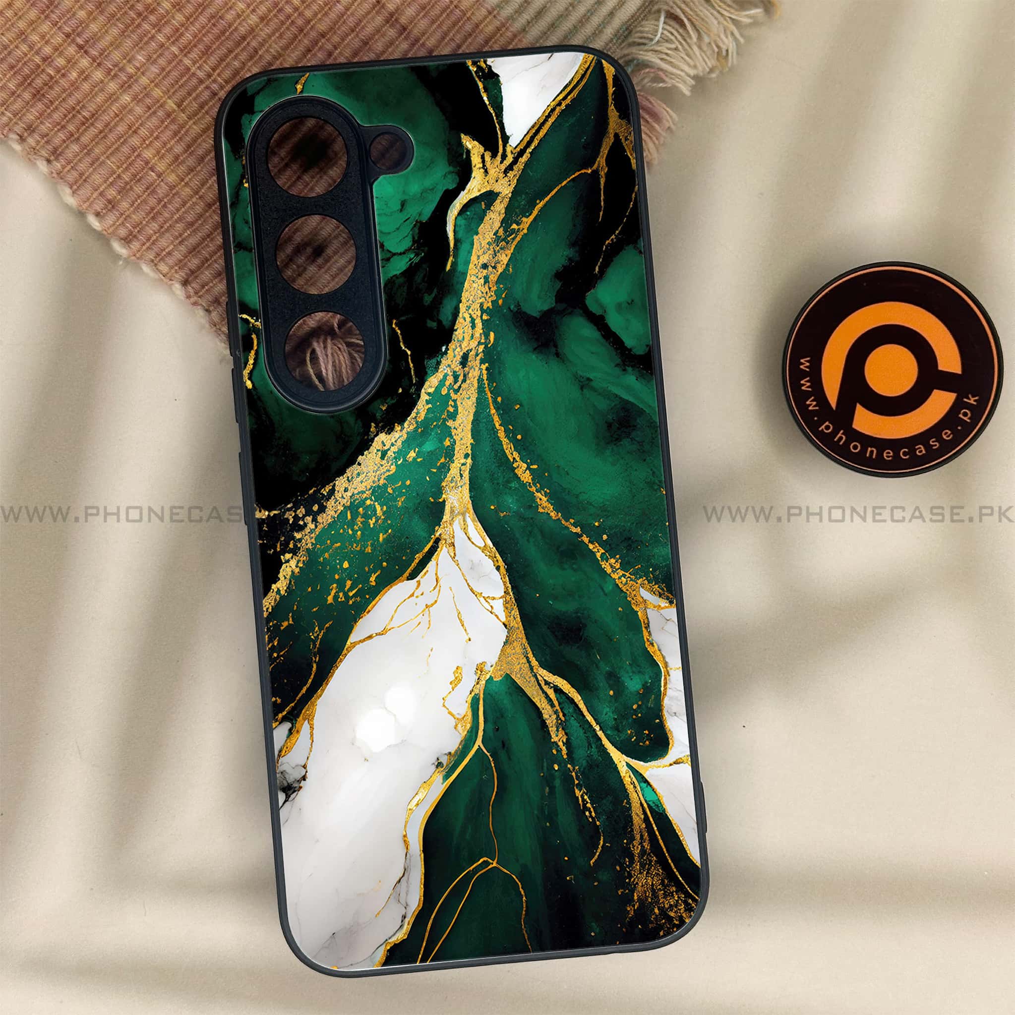 Tecno Spark 40 Pro - Liquid Marble Series - Premium Metal Printed soft Bumper shock Proof Case