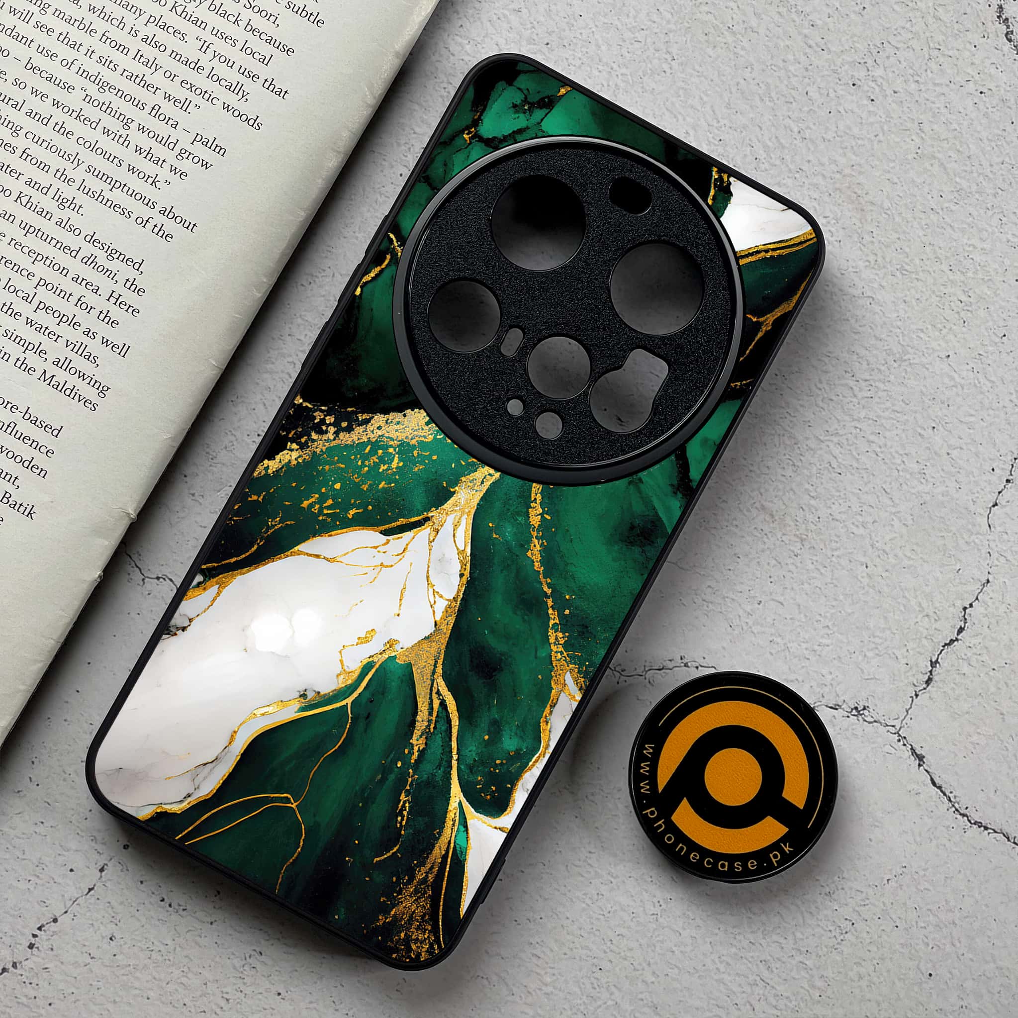 Xiaomi 15 Ultra - Liquid Marble Series - Premium Metal Printed Soft Bumper Shockproof Case