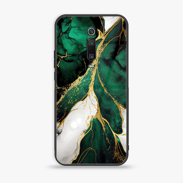 Xiaomi Mi 9t / K20 /K20 Pro - Liquid Marble Design 7 - Premium Printed Glass soft Bumper shock Proof Case CS-24675