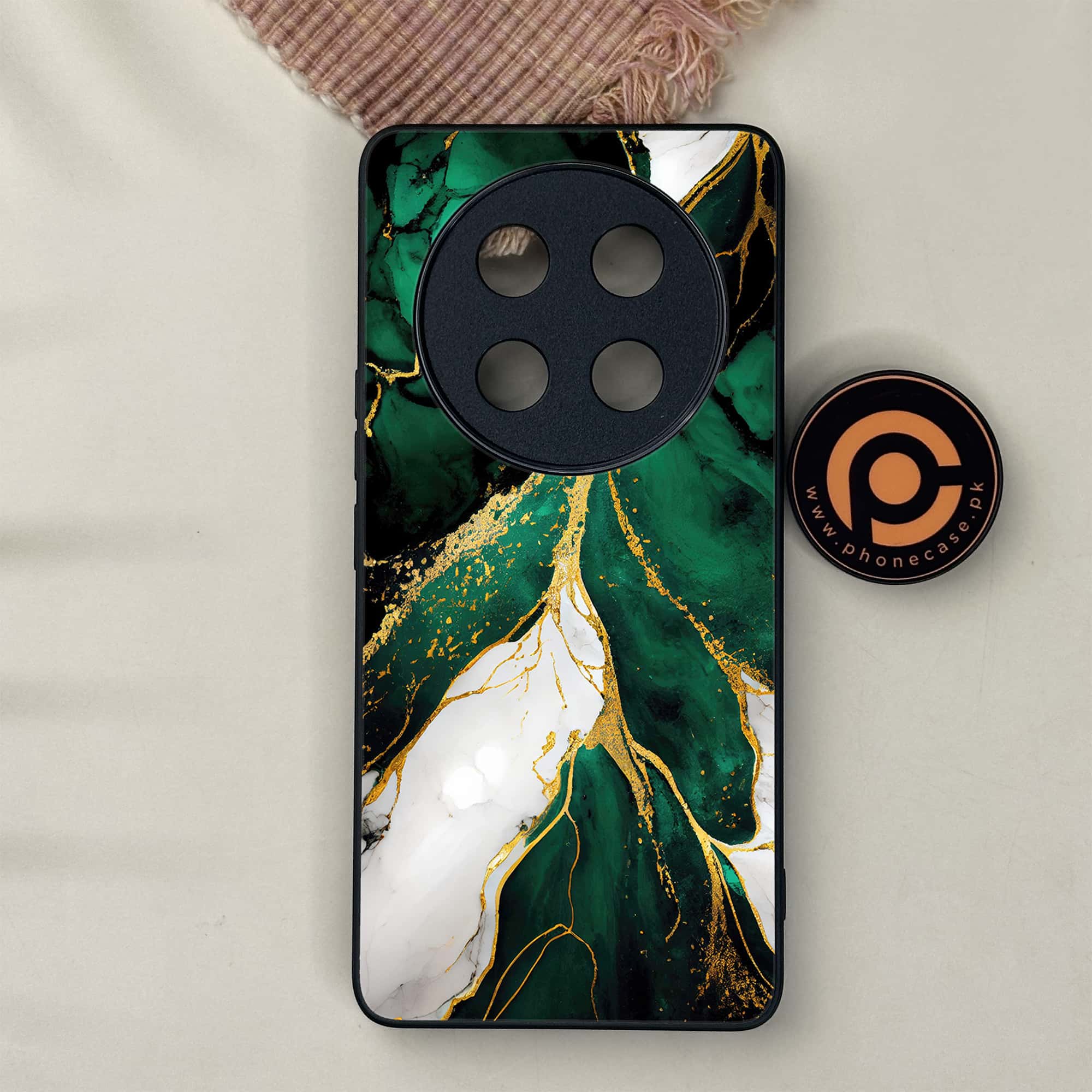 Honor X9c 5G - Liquid Marble Series - Premium Metal Printed soft Bumper shock Proof Case