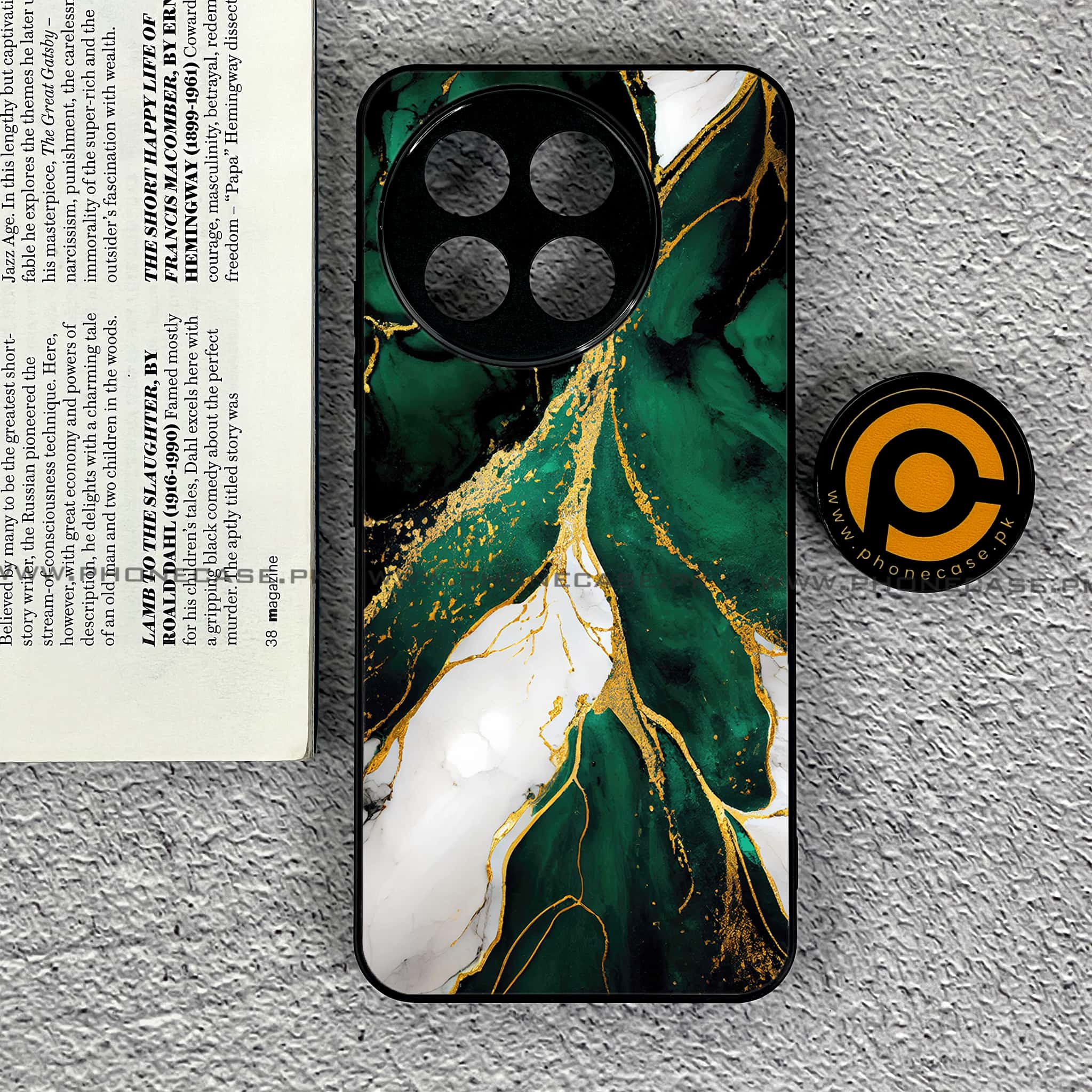 OnePlus 13R - Liquid Marble Series - Premium Printed Glass soft Bumper shock Proof Case