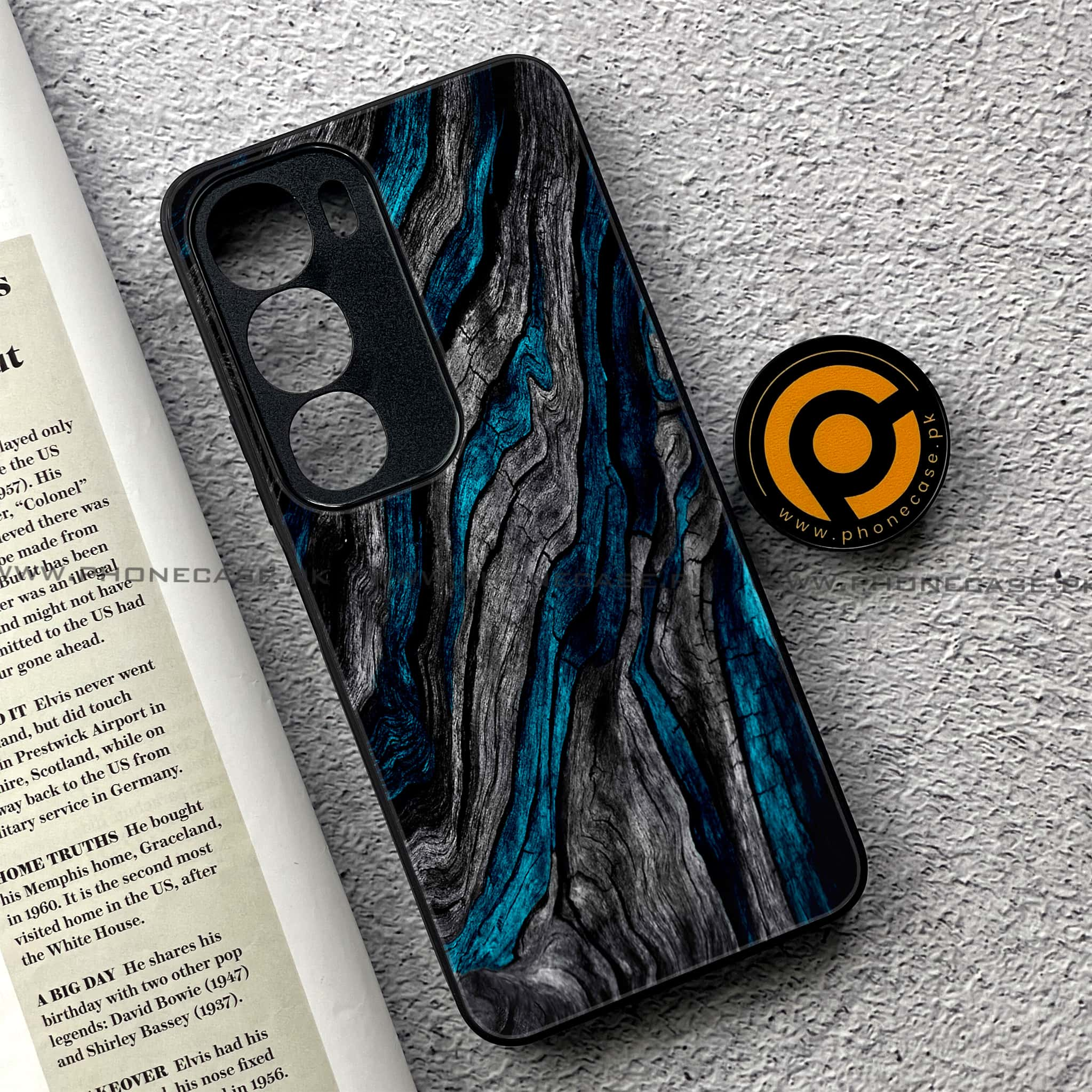 Vivo Y19s - Liquid Marble Series - Premium Printed Glass soft Bumper shock Proof Case