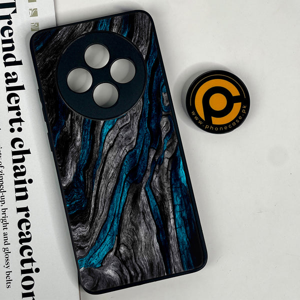 Oppo Reno 12F 4G - Liquid Marble Series  Design 2 Premium Printed Glass soft Bumper shock Proof Case  CS-19402