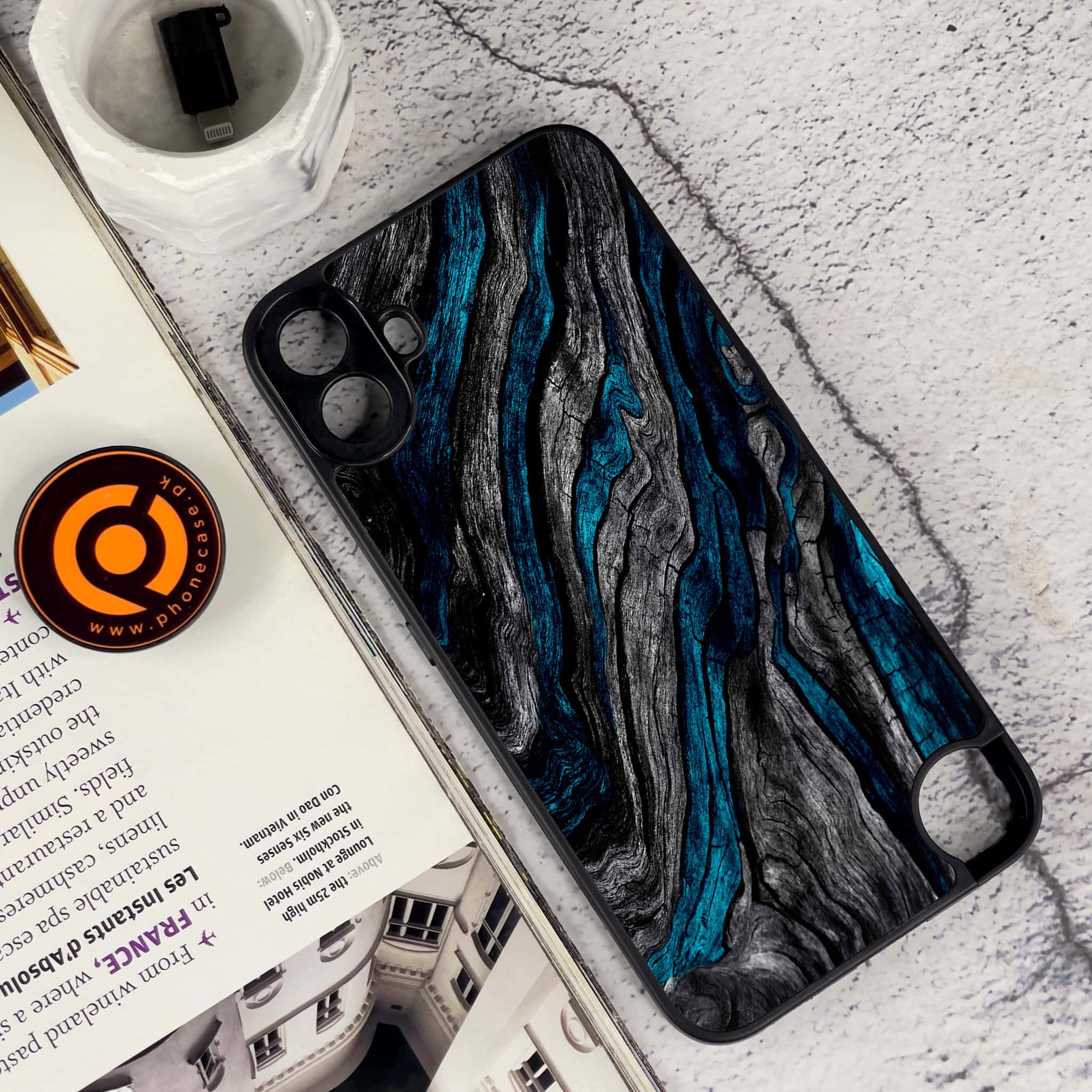 Nothing CMF Phone 1 - Liquid Marble Series - Premium Metal Printed soft Bumper Shock Proof Case