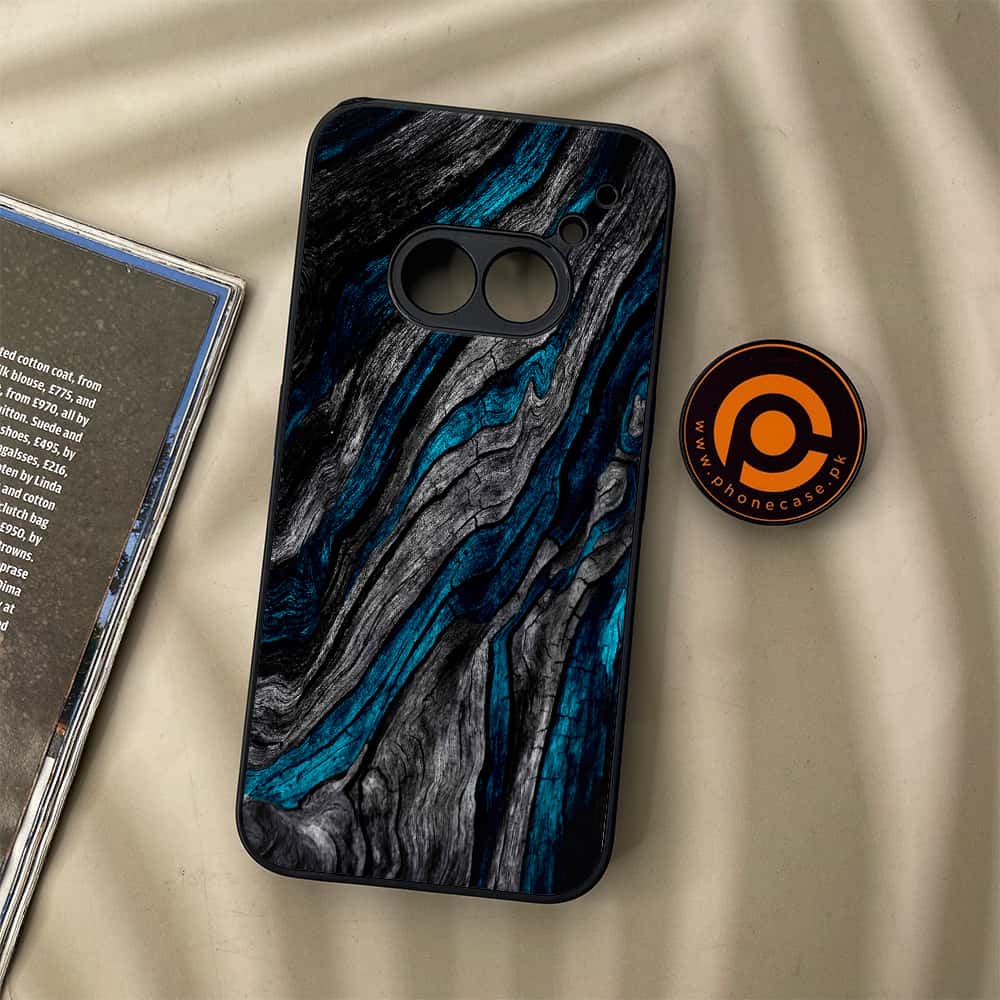 Nothing Phone (2a) - Liquid Marble Series - Premium Metal Printed soft Bumper Shock Proof Case