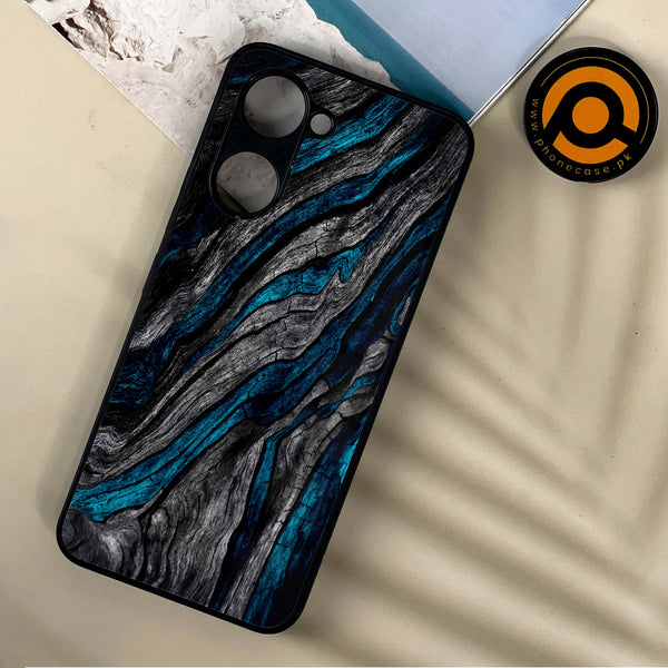 Vivo Y03 / Y18 / Y03T  - Liquid Marble Design 8 - Premium Printed Metal soft Bumper shock Proof Case CS-35544