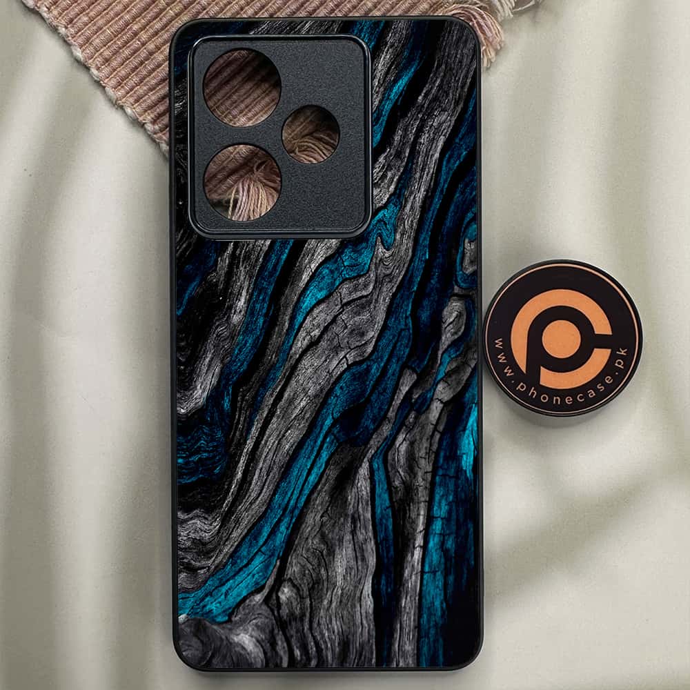 Realme GT 7T - Liquid Marble Series - Premium Metal Printed soft Bumper shock Proof Case