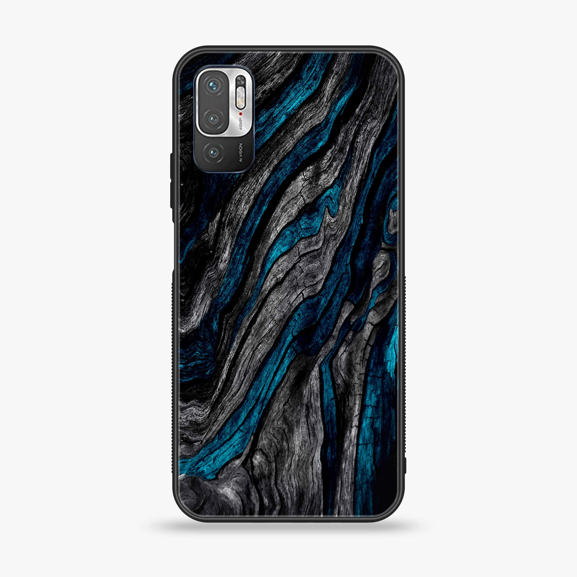 Xiaomi Redmi Note 10 5G - Liquid Marble Series - Premium Printed Glass soft Bumper shock Proof Case