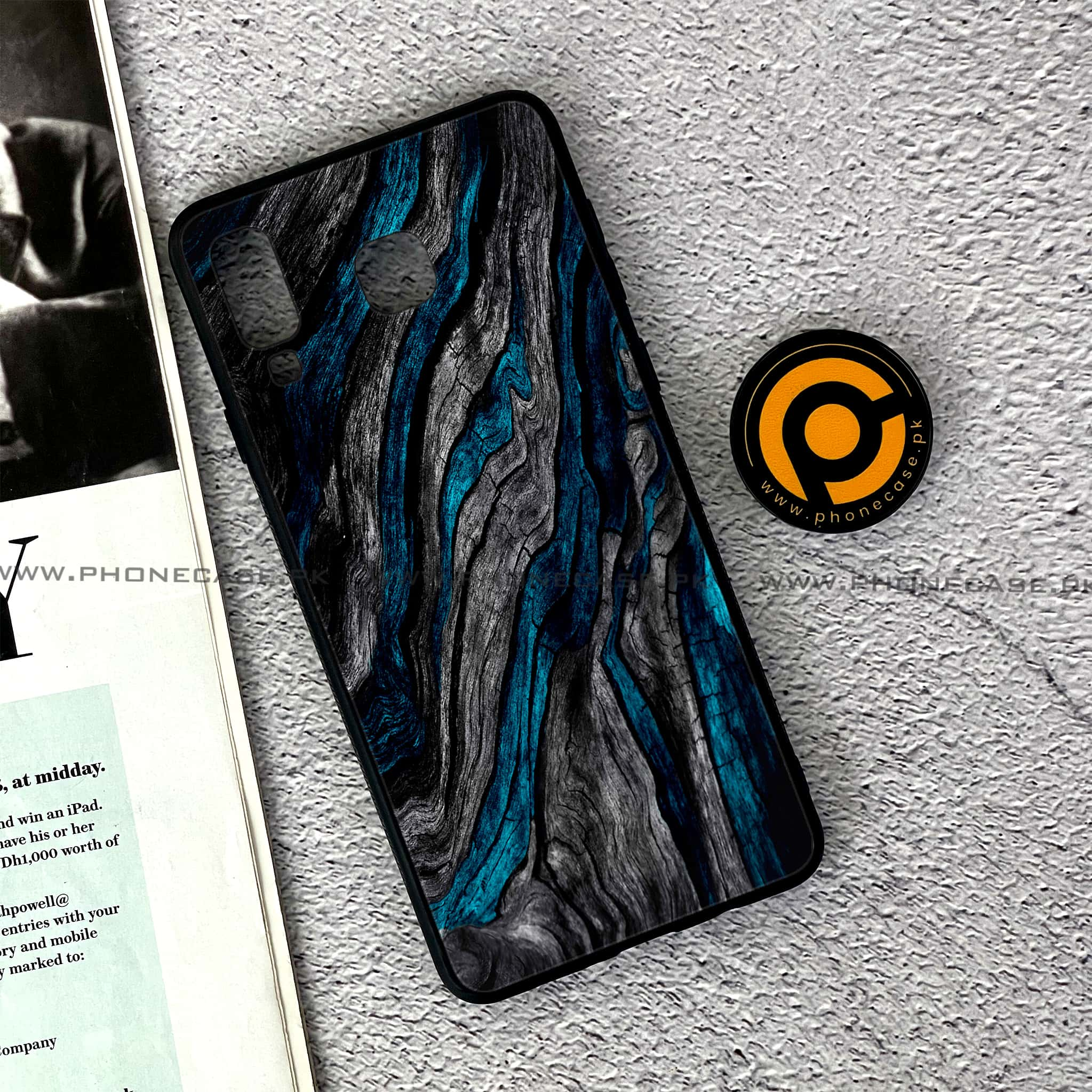 Samsung Galaxy A8 Star(A9 Star) - Liquid Marble Series - Premium Printed Glass soft Bumper shock Proof Case