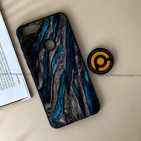 Huawei Y7 Prime (2018) -  Liquid Marble Design 8 - Premium Printed Glass soft Bumper shock Proof Case CS-22830