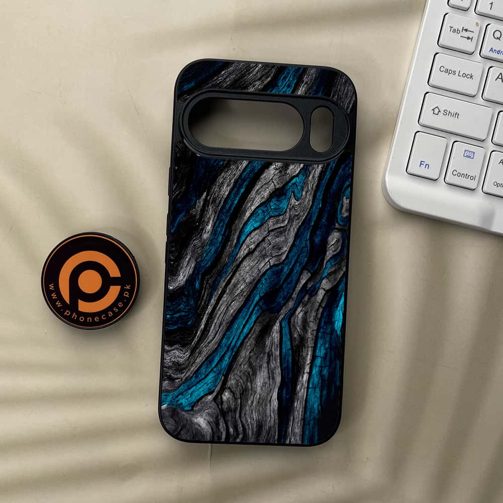 Google Pixel 10  - Liquid Marble Series - Premium Metal Printed soft Bumper Shockof Case