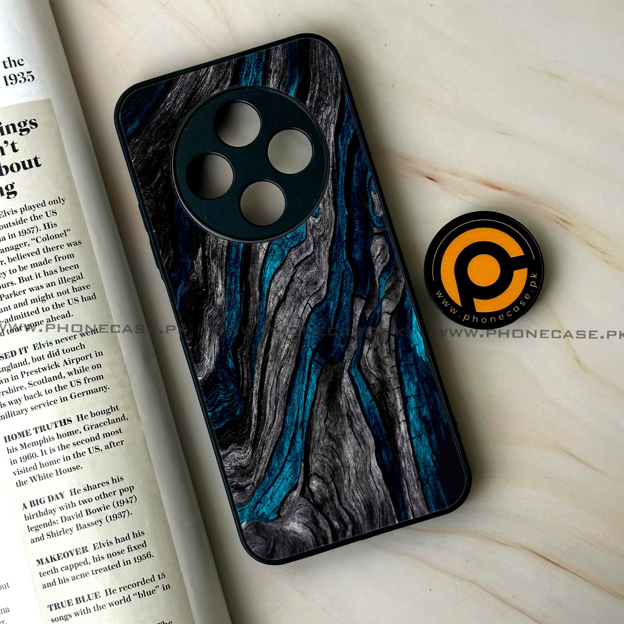 Oppo F27 Pro - Liquid Marble Series - Premium Metal Printed soft Bumper Shock Proof Case