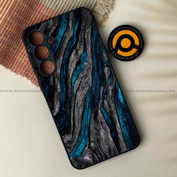 Samsung Galaxy A05s - Liquid Marble Design 8 - Premium Printed Glass soft Bumper shock Proof Case CS-21818