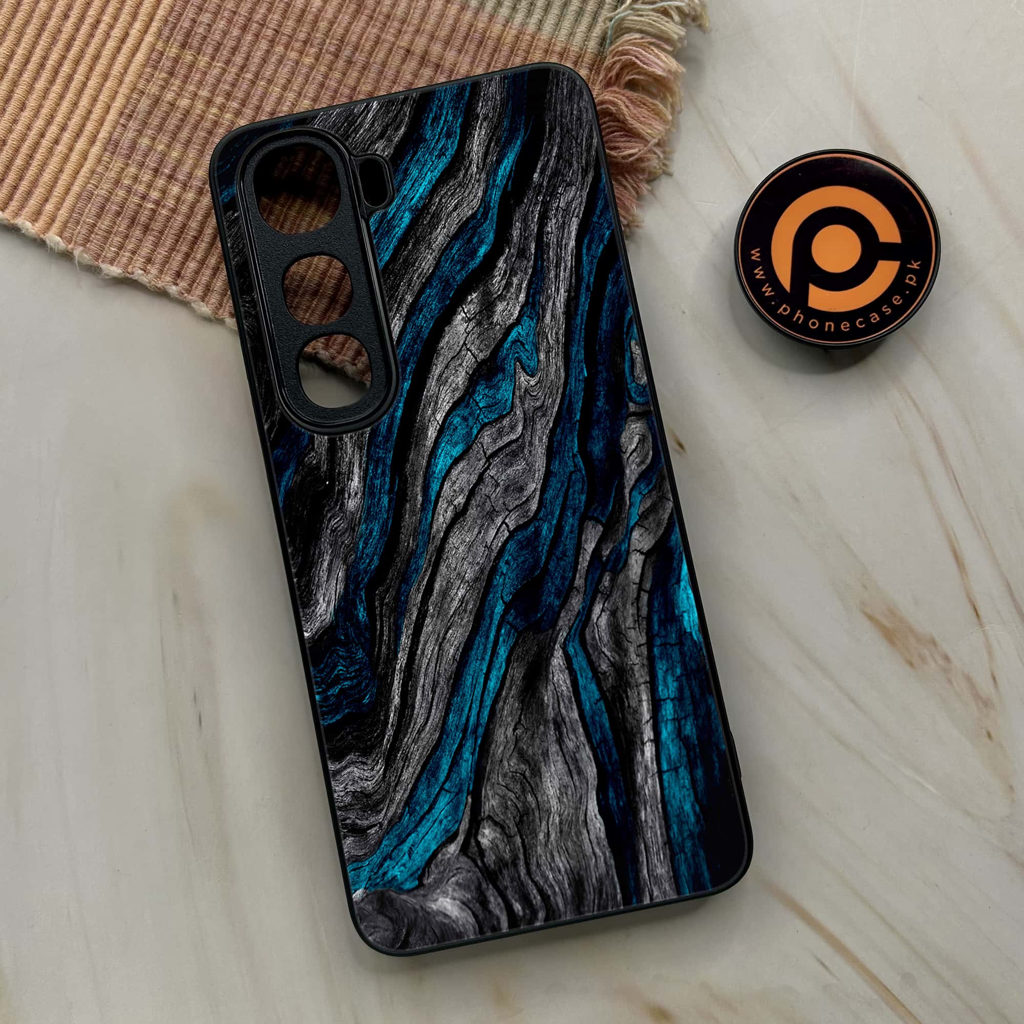 Vivo Y400 - Liquid Marble Series - Premium Metal Printed soft Bumper shock Proof Case