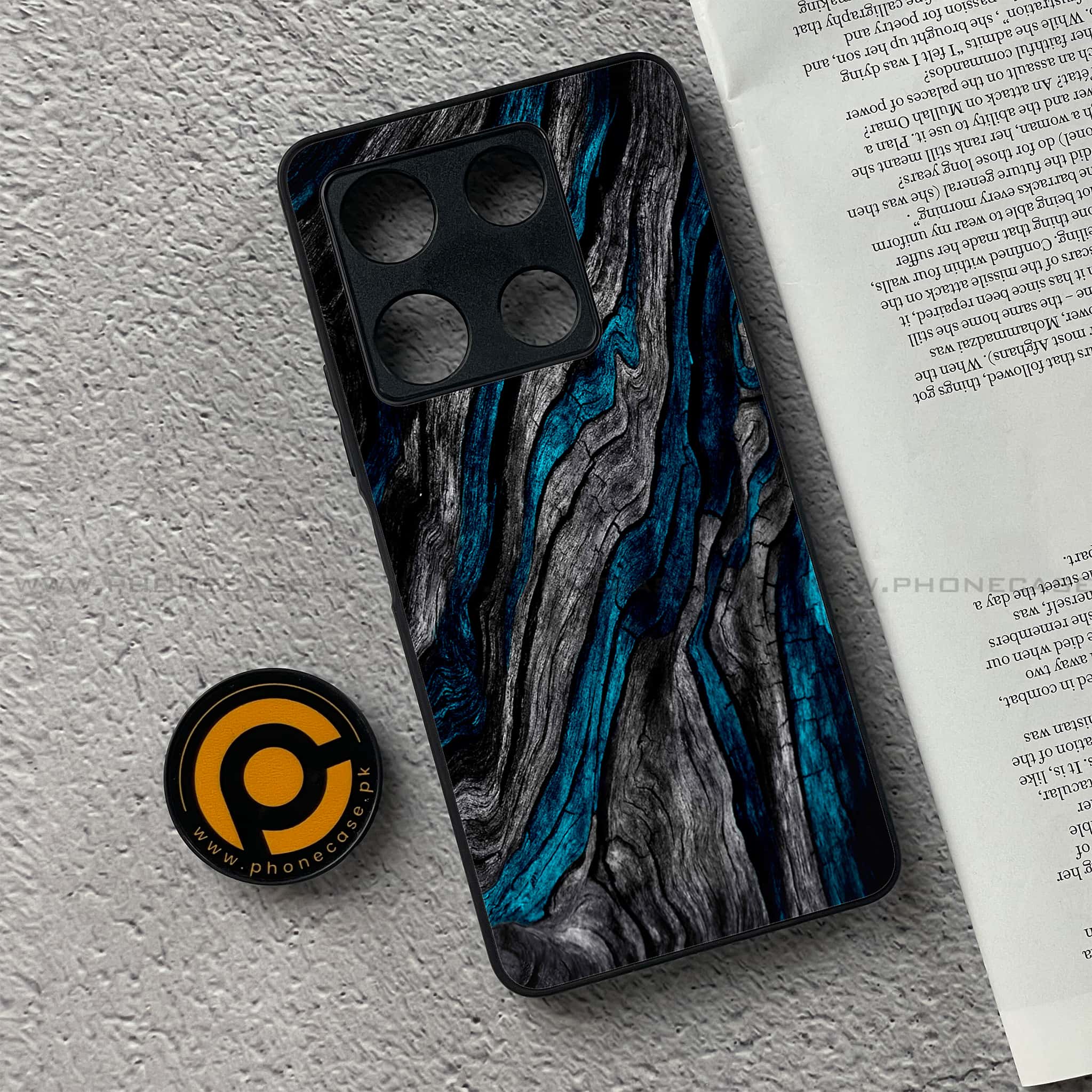 Infinix Note 30 Pro - Liquid Marble Series - Premium Metal Printed soft Bumper shock Proof Case