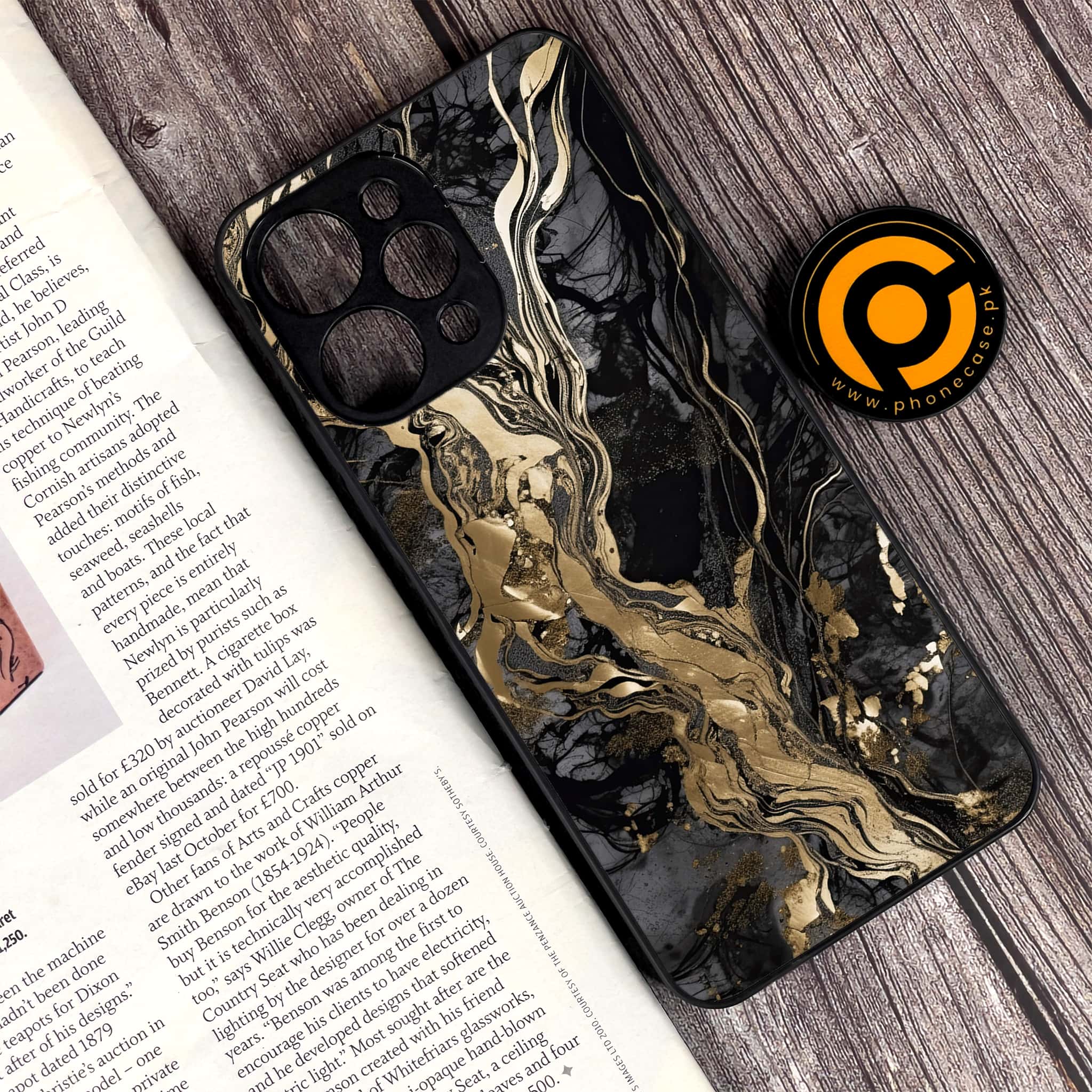 Xiaomi Redmi 12 - Liquid Marble Series - Premium Printed Glass soft Bumper shock Proof Case