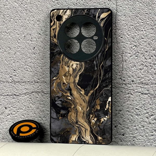 Infinix Zero 40 - Liquid Marble Design 9- Premium Metal Printed soft Bumper shock Proof Case CS-44803