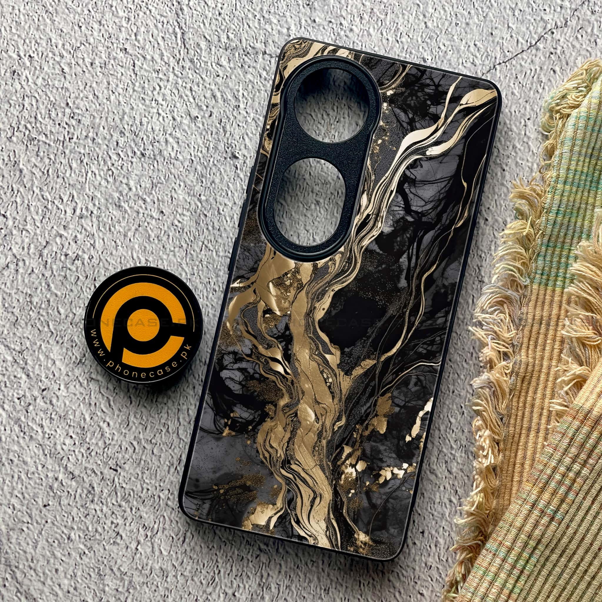 Vivo V40 Pro - Liquid Marble Series - Premium Metal Printed soft Bumper shock Proof Case