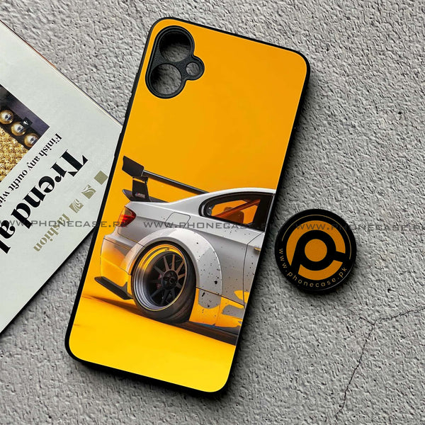 Samsung Galaxy A05 - M3 GT2 Racing Car - Premium Metal Printed soft Bumper shock Proof Case