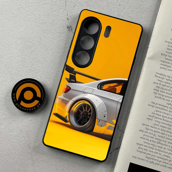 Tecno Camon 40 Pro - M3 GT2 Racing Car - Premium Metal Printed Soft Bumper Shockproof Case