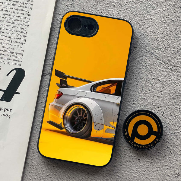 iPhone 16e - M3 GT2 Racing Car - Premium Metal  Printed soft Bumper shock Proof Case