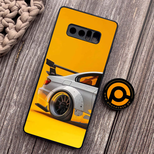 Samsung Galaxy Note 8 - M3 GT2 Racing Car - Premium Metal Printed soft Bumper shock Proof Case