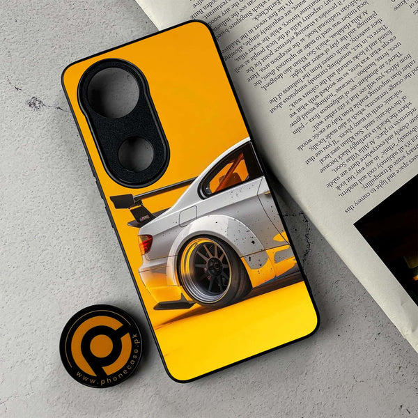 Vivo V50 - M3 GT2 Racing Car - Premium Metal Printed Soft Bumper Shockproof Case