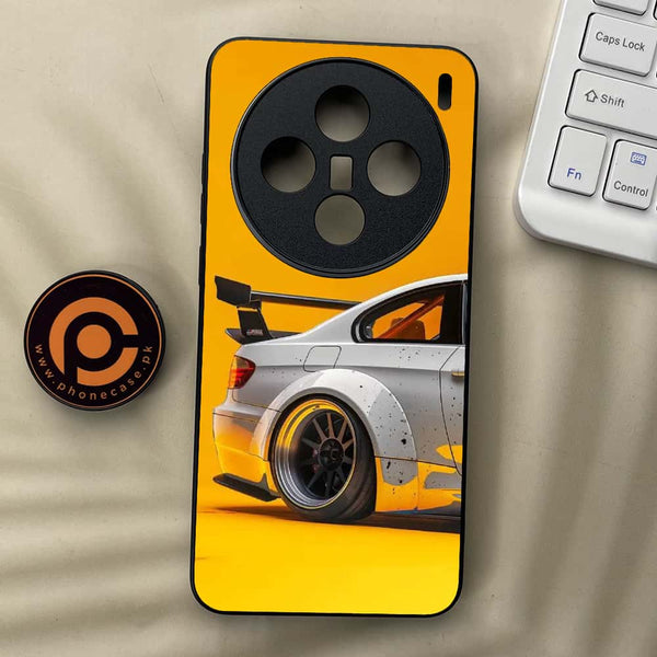 Vivo X200 - M3 GT2 Racing Car - Premium Metal  Printed soft Bumper shock Proof Case