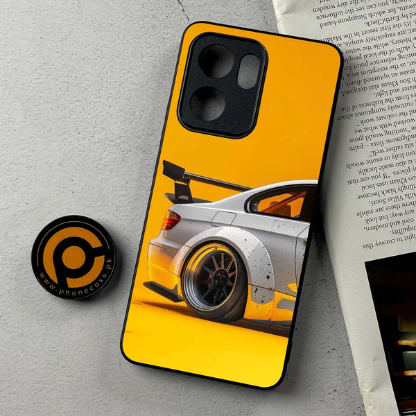 Oppo Reno 13F -  M3 GT2 Racing Car - Premium Metal Printed Soft Bumper Shockproof Case