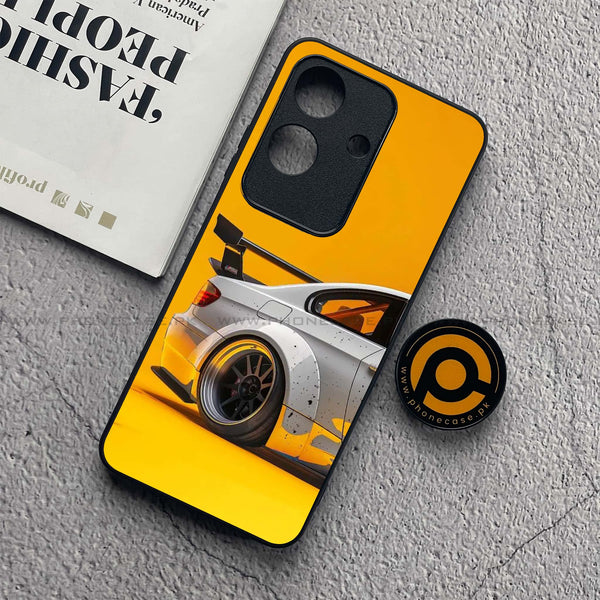 Realme Note 60x - M3 GT2 Racing Car - Premium Metal  Printed soft Bumper shock Proof Case