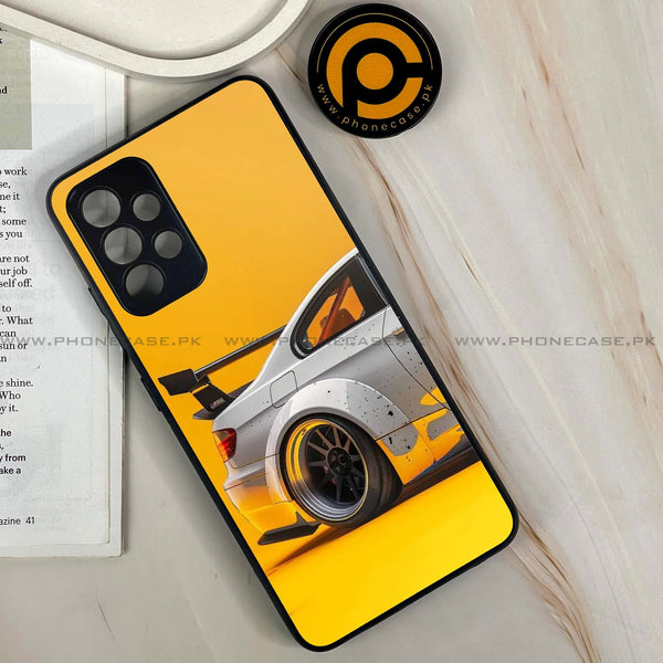 Samsung Galaxy A32 - M3 GT2 Racing Car - Premium Printed Glass soft Bumper shock Proof Case