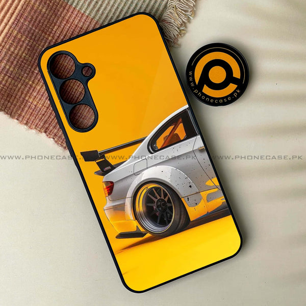 Samsung Galaxy A16 - M3 GT2 Racing Car - Premium Printed Glass soft Bumper Shock Proof Case