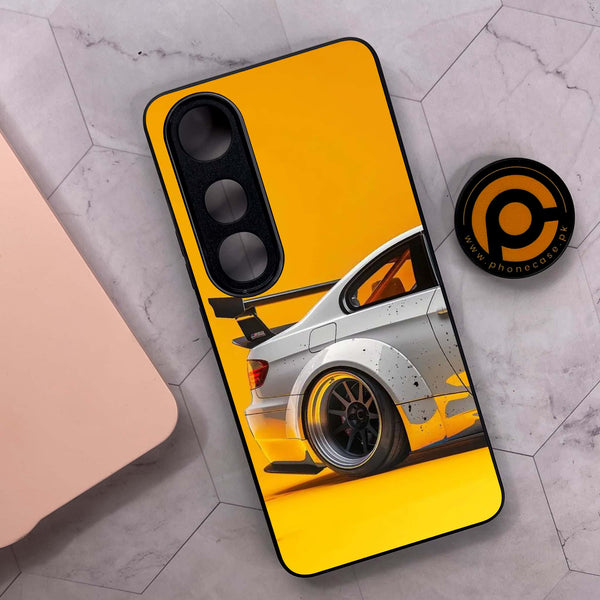 Vivo V50 Lite - M3 GT2 Racing Car - Premium Metal Printed soft Bumper shock Proof Case