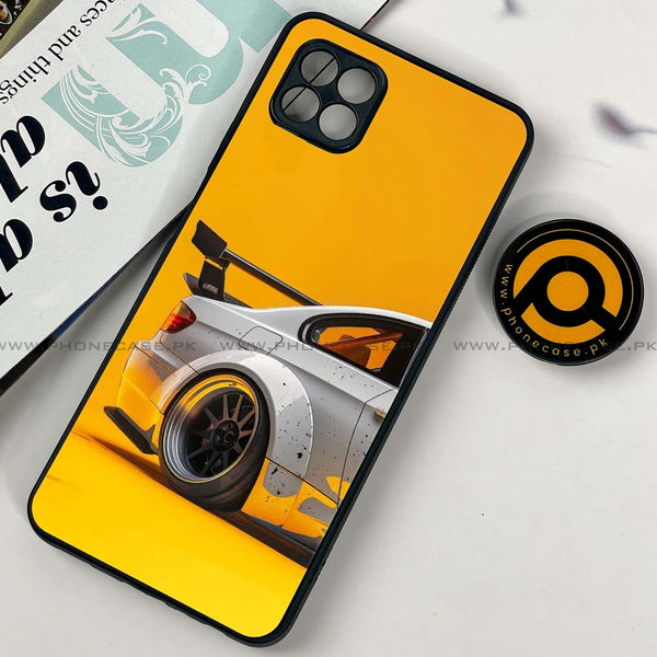 Samsung Galaxy A22 -  M3 GT2 Racing Car - Premium Printed Metal soft Bumper shock Proof Case