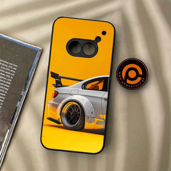 Nothing Phone (2a) - M3 GT2 Racing Car - Premium Metal Printed soft Bumper Shock Proof Case