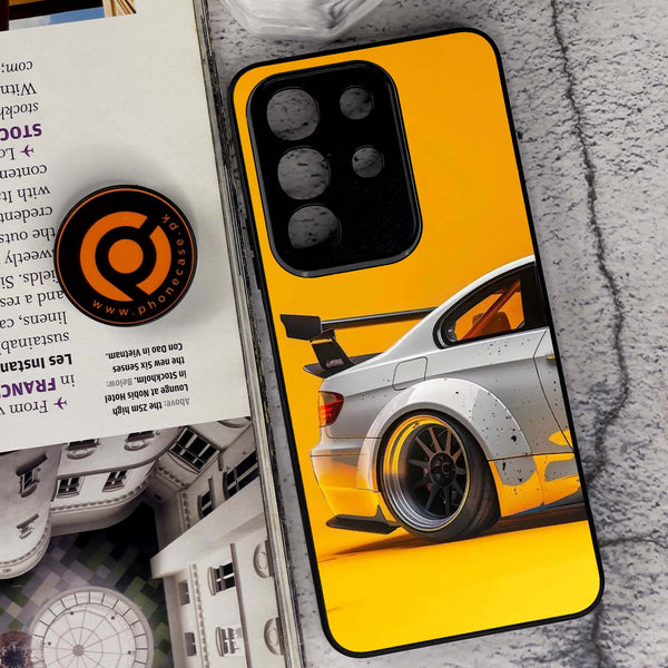 Vivo Y29 4G - M3 GT2 Racing Car - Premium Metal Printed soft Bumper Shock Proof Case