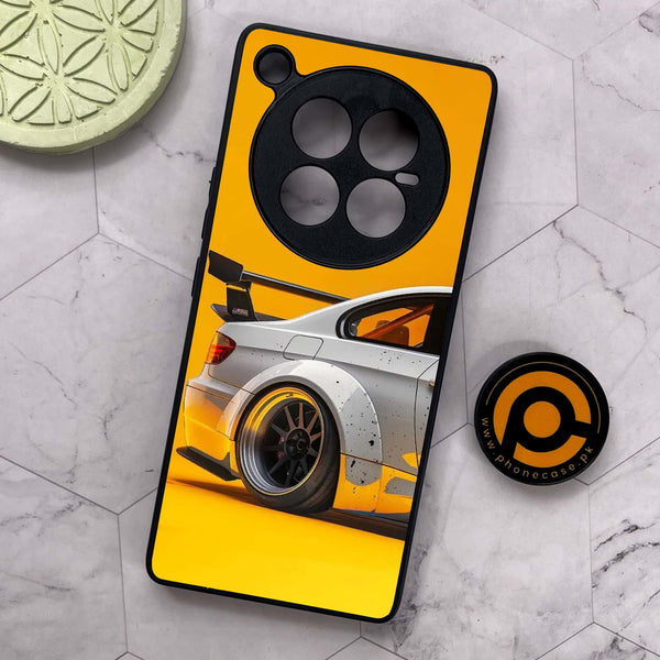 Infinix Zero 40 5G - M3 GT2 Racing Car - Premium Metal Printed soft Bumper shock Proof Case