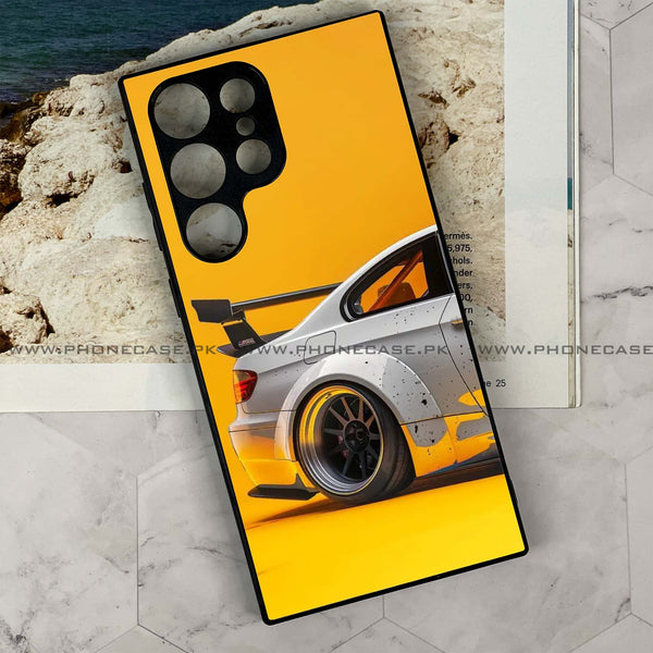 Samsung Galaxy S24 Ultra - M3 GT2 Racing Car - Premium Metal Printed soft Bumper shock Proof Case