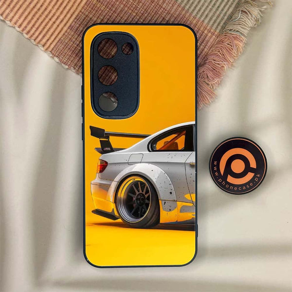 Tecno Spark 40 Pro Plus - Racing Car - Premium Metal Printed soft Bumper shock Proof Case