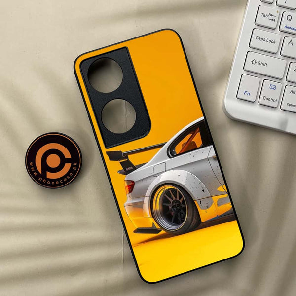 Honor x7b - M3 GT2 Racing Car - Premium Metal Printed soft Bumper shock Proof Case