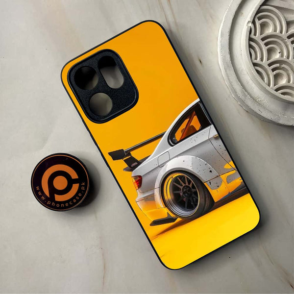 Oppo Reno 14F -  M3 GT2 Racing Car - Premium Metal Printed Soft Bumper Shockproof Case