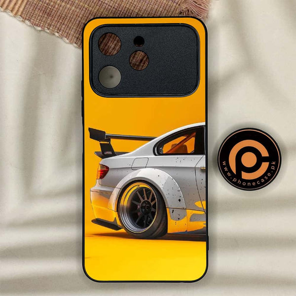 Tecno Spark 40 - M3 GT2 Racing Car - Premium Metal Printed soft Bumper shock Proof Case  CS-39698