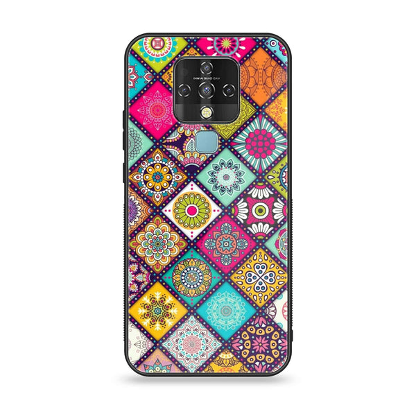 Tecno Camon 16 - Mandala Art Design - Premium Printed Glass Case