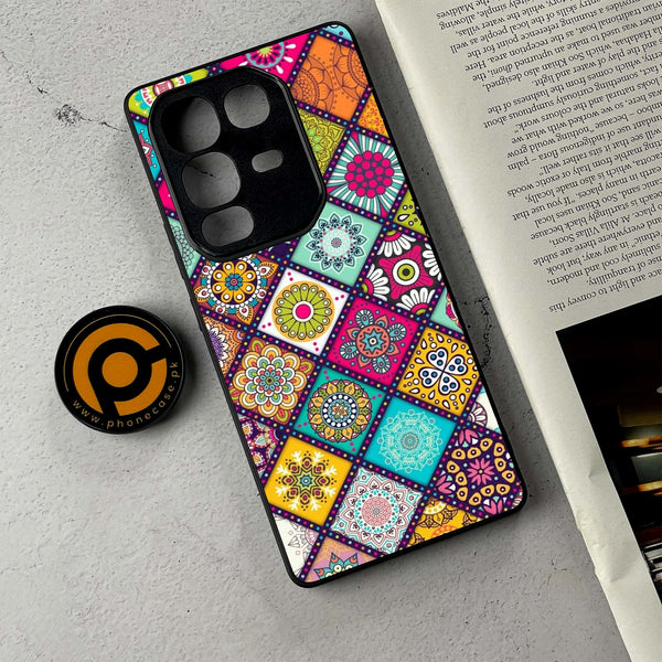 Infinix Note 50 - Mandala Art Design - Premium Metal Printed Soft Bumper Shockproof Case