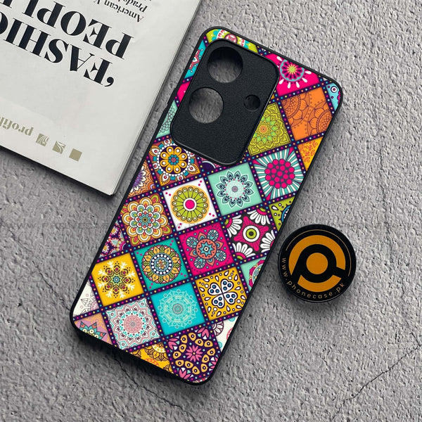 Realme Note 60x - Mandala Art Design - Premium Metal  Printed soft Bumper shock Proof Case