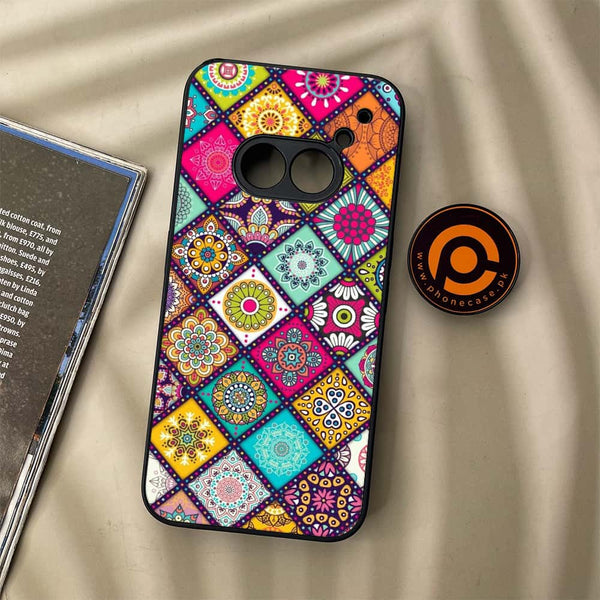 Nothing Phone (2a) - Mandala Art Design - Premium Metal Printed soft Bumper Shock Proof Case