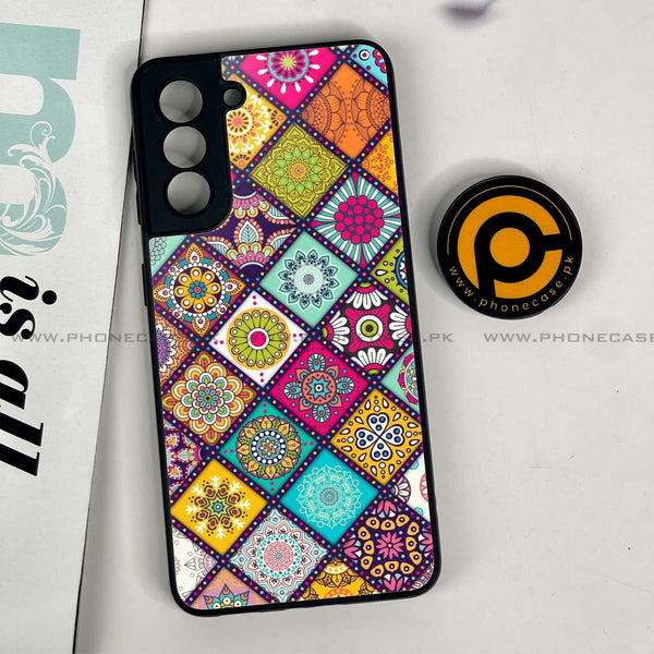 Samsung Galaxy S21 - Mandala Art Design - Premium Printed Glass Case