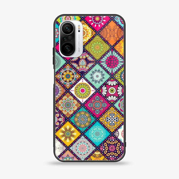 Xiaomi Poco F3 - Mandala Art Design -  Premium Printed Metal soft Bumper shock Proof Case