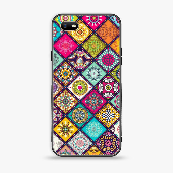 Oppo A1k - Mandala Art Design- Premium Printed Glass Case